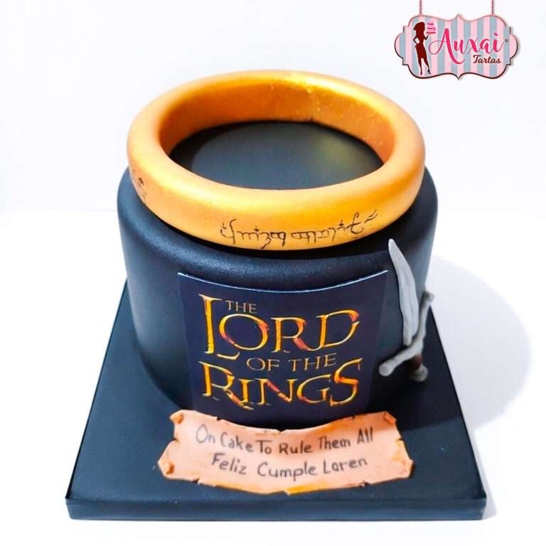 Tarta de Diseño El Señor de los Anillos Leyenda