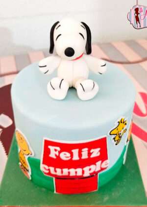 Tarta Snoopy peluche