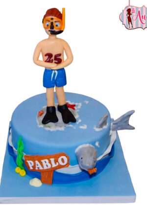 Tarta deportes snorkel
