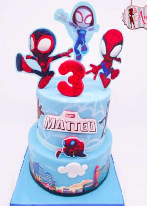 Tarta Spidey