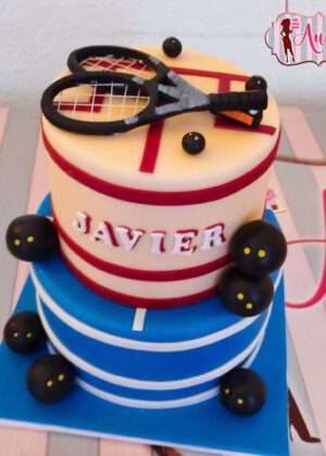 Tarta deportes squash