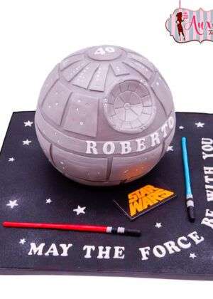 Tarta Star Wars Estrella de la Muerte 3D