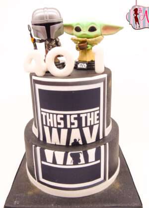 Tarta Star Wars The Mandalorian funko pop