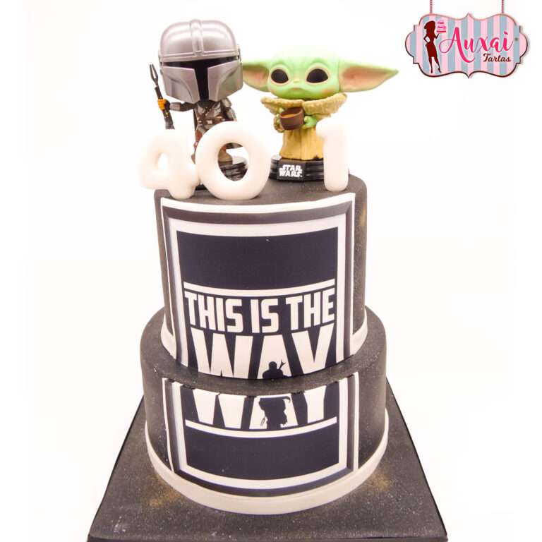 Tarta Temática Galáctica The Mandalorian
