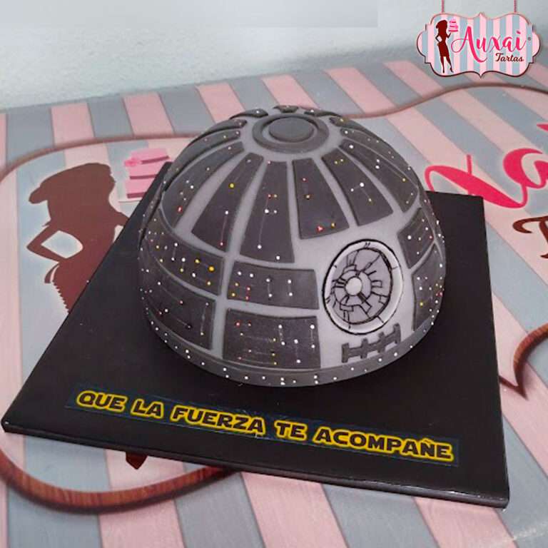 Tarta de Diseño Estrella de la Muerte