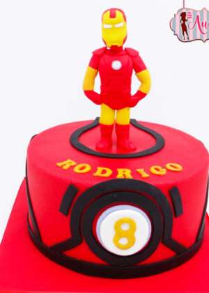 Tarta Iron Man super héroes