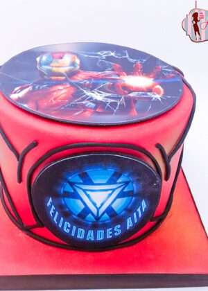 Tarta Super héroes Iron Man