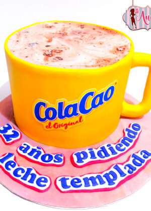 Tarta taza de Colacao