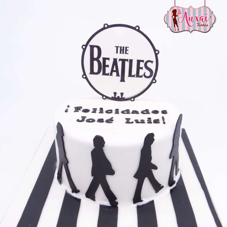 Tarta de Diseño Abbey Road The Beatles