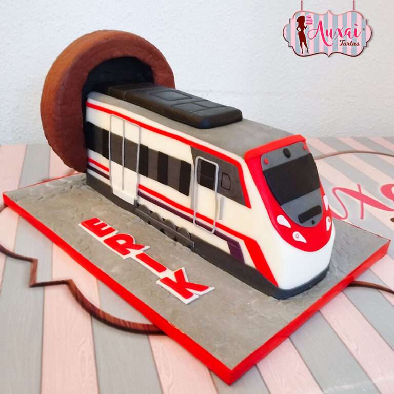 Tarta Infantil Tren de Cercanías 3D
