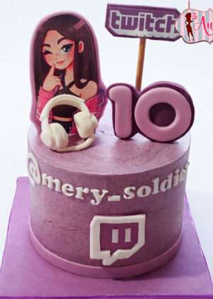 Tarta Twich @merysoldier