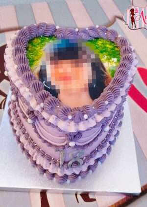 Tarta vintage cake con foto
