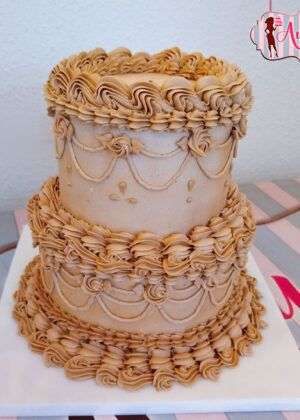 Tarta vintage cake de chocolate