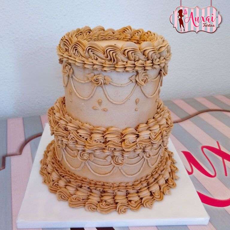 Tarta vintage de chocolate