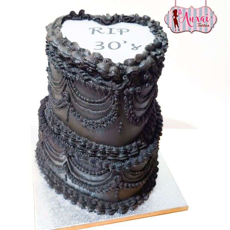 Tarta vintage RIP 30 años